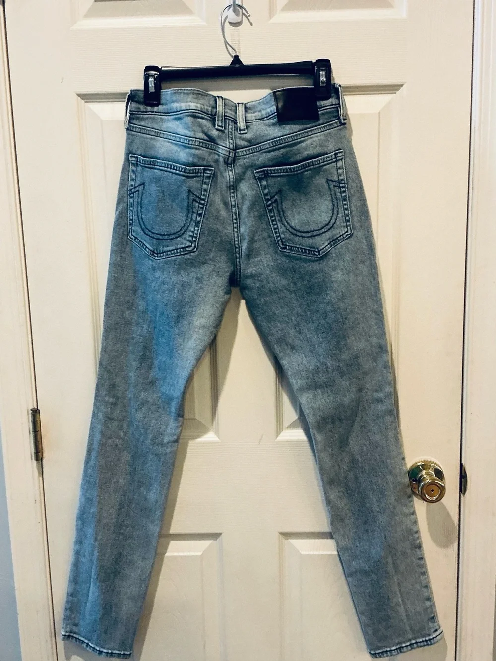 True Religion Mens Streetwear Festival Ultra Skinny Fit Jean Med Wash Size 30